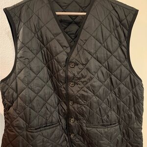 Barbour Men's Quilted Black Vest